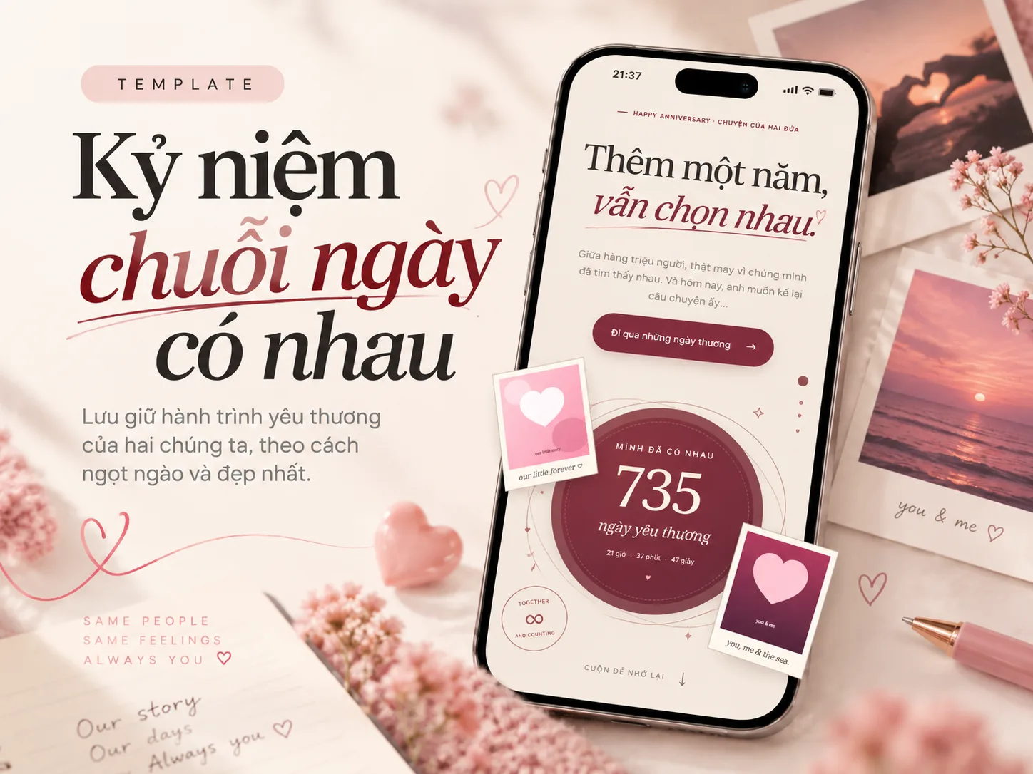 Kỷ Niệm Chuỗi Ngày Có Nhau